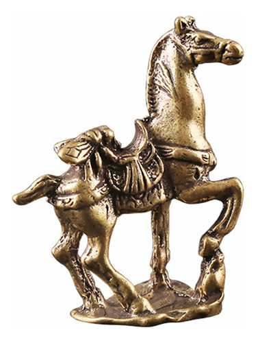 Figura De Caballo De Latón Para Decoración De Escritorio