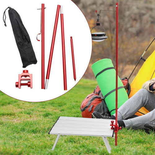 Lámpara Plegable Para Acampar, Soporte Para Doble Función