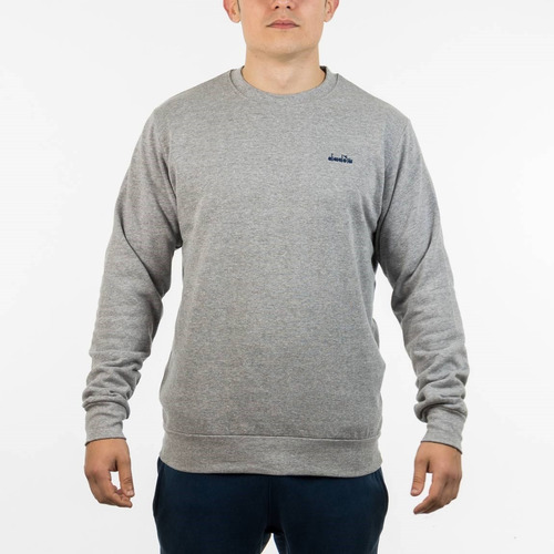 Diadora Men's Crew Sweater - Grey