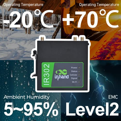 Enrutador Inhand Ir302 4g Lte: Iot, Doble Sim, Wi-fi, Vpn