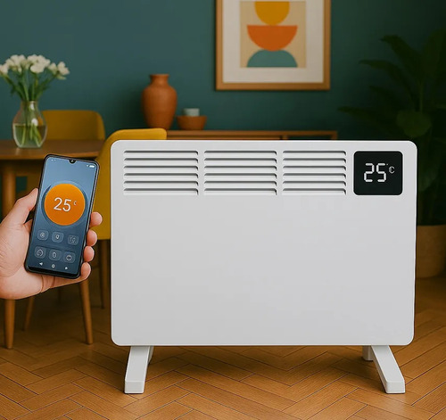 Aquecedor Elétrico Convector Calefador 1000w Smart Wi-fi