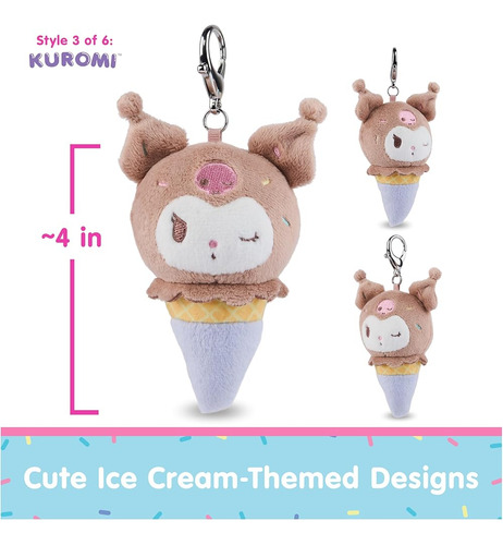 Peluche Sorpresa Sanrio Hello Kitty Y Amigos - Helado Miniat