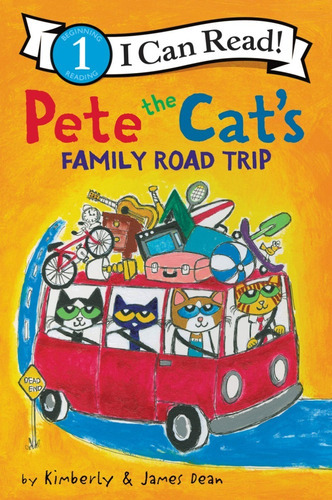 Pete The Cat's Family Road Trip, De James Dean. Editora Outros, Capa Mole Em Inglês