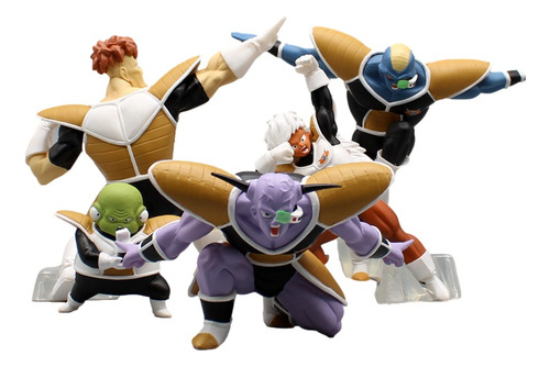 Kit 5 Action Figure Dragon Ball Forças Especiais Ginyu Gk