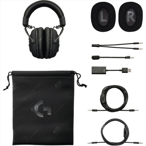 Imagen 9 de 10 de Diadema Gamer Profesional 7.1 Logitech G Pro X / Pc Ps5 Xbox