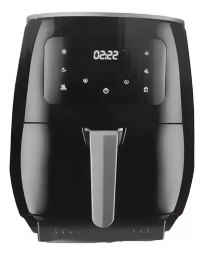 Air Fryer Fritadeira 4.5l Turbo Touch Sem Oleo Praticidade Cor Preto