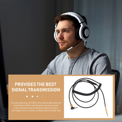Cable De Audio Para Auriculares, Control Por Cable, Compatib