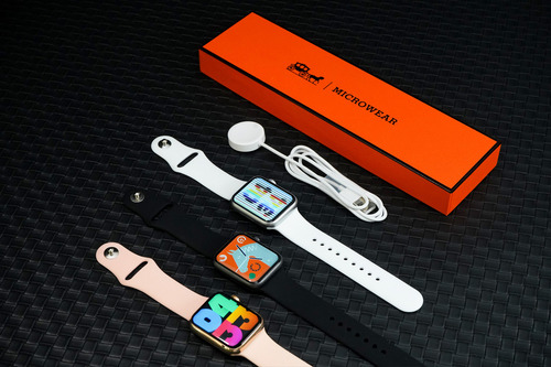 Smartwatch W59 Mini 41mm Gps Nfc Caixa Prateado Pulseira Prateado
