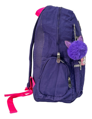 Mochila oficial Rebecca Bonbon en poliéster Rb2061 color morado