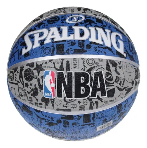 Balon Spalding Nba Graffiti Basquetbol N°7 Negro Azul | MercadoLibre