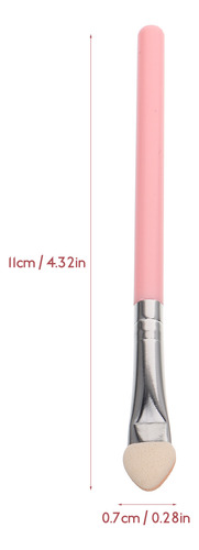 Brocha Portátil Para Sombra De Ojos Con Mango Delgado, Broch