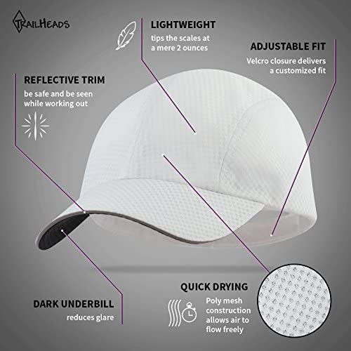 Trailheads Race Day Running Cap-performance Hat Para Mujer -