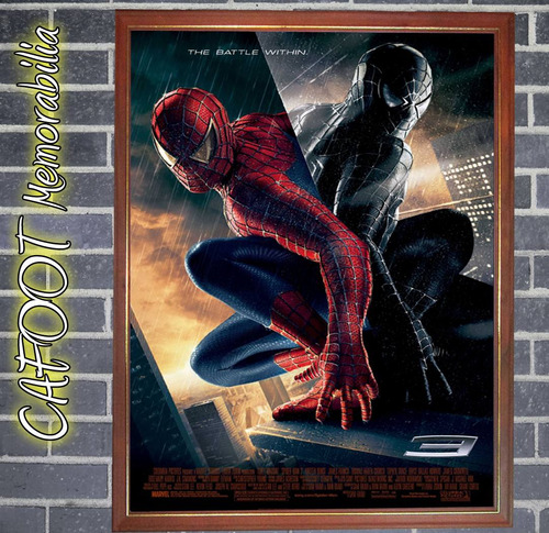 Spiderman El Hombre Araña Poster Enmarcado Saga Peliculas