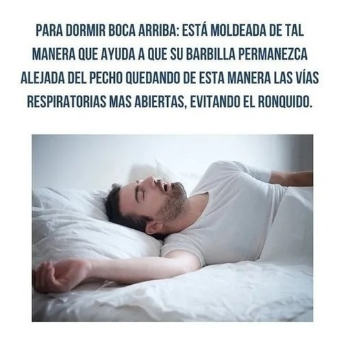 Imagen 6 de 8 de Almohada Anti Ronquido Viscoelastica Envio Gratis