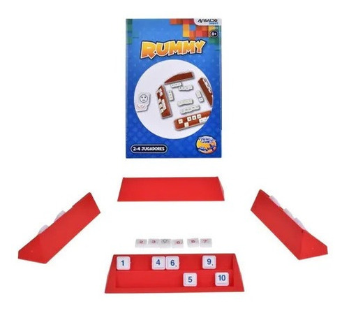 Juego De Mesa Rumino Rummikub Rummy Pocket De Viaje Travel