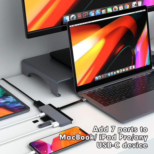 Hub Usb C Hyperdrive, Adaptador De Doble Concentrador Mac Ti