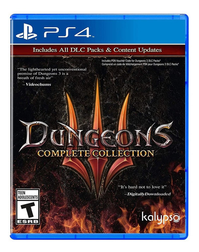 Jogo Ps4 Dungeons 3 Complete Collection Midia Fisica