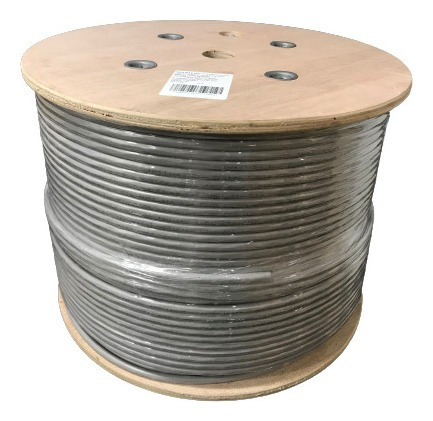 Cable Utp Cat6 Netlinks 100% Blindado Indoor 305m Gris