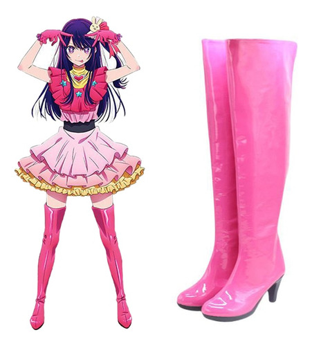 Botas De Cosplay Oshi No Ko Ai Hoshino, De Piel Sintética, C