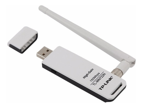 Imagen 3 de 7 de Receptor Wifi Tp-link Tl-wn722n Antena 150 Mbps Internet Pc