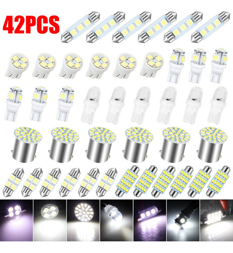 Js Juego De Bombillas Led De Coche Para Luces Interiores,