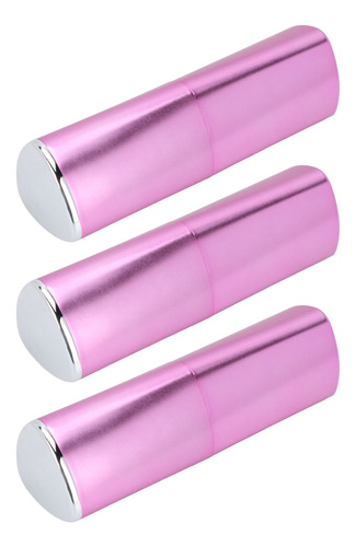 Envase De Bálsamo Labial Vacío, 3 Unidades, Tubos De Lápiz L