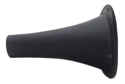 Corneta Kallaus Alumínio Oval Bocal Pequeno Preto Rosca