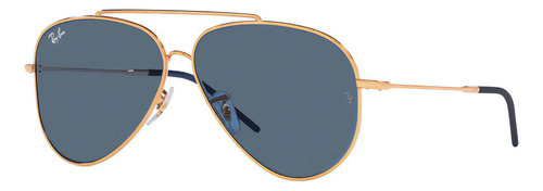 Óculos de sol Rosegold Ray-ban Reverse Aviator cor rosa - L Cor da moldura rosa - L