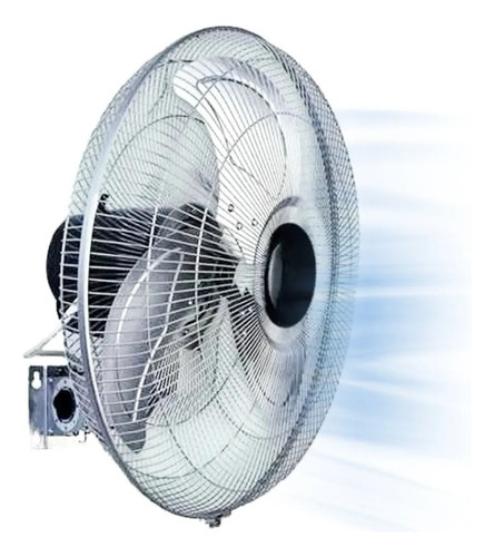 Ventilador de pared Alpaca FAW-20 gris con 3 palas, 20" de diámetro 220 V