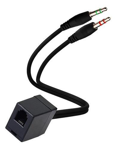 Cable Adaptador De Alta Calidad Rj9 4p4c Hembra A Doble