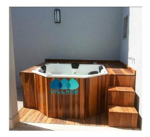 Spa Itaboraí Com Hidro + Aquecedor 1,70 X 1,70 Área Externa