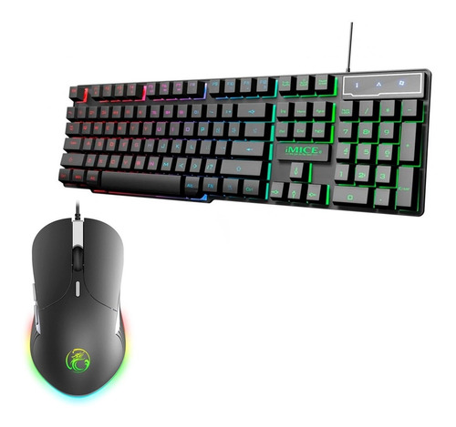 Kit Gamer Imice Teclado Ak-600 New + Mouse X6 3200 Dpi