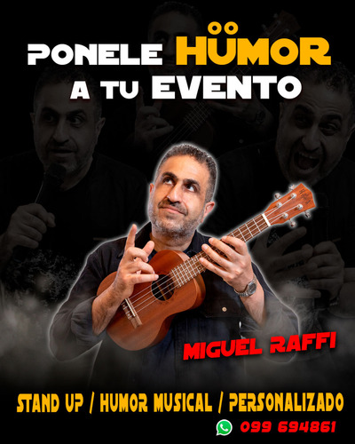 Show De Stand Up Y Humor Musical Personalizado Animación