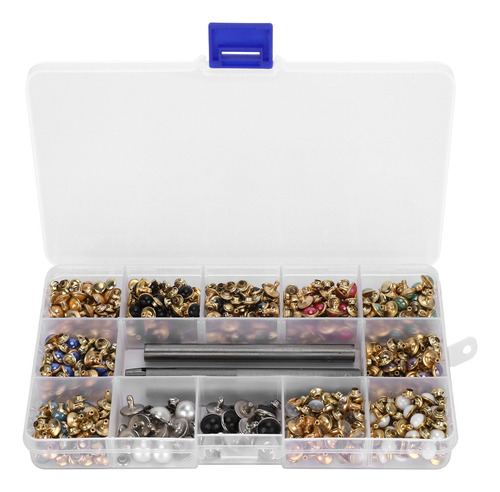 Juego De Remaches De Colores Mezclados Con Diamantes De Imit