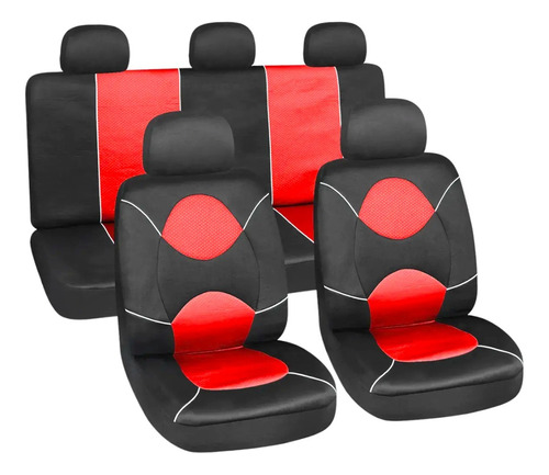 Cubre Asiento Funda Color Rojo Motor Life 