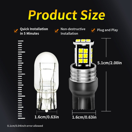 Luces De Freno Automotrices Led De 10 Luces De Señal