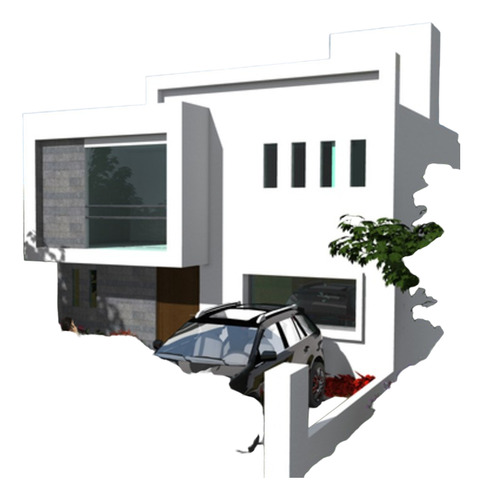 Planos Arquitectónicos Casa Habitación. Terreno 8 M X 18 M