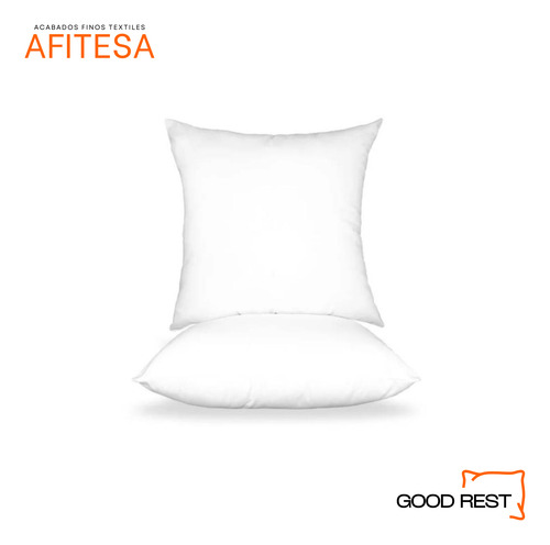 Relleno Para Cojín Good Rest Microfibra Lavable 45x45 4 Pack