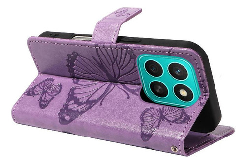 Funda Magnética Case For Honor X8c 4g De Piel Sintética Con Soporte Abatible Con Ranura Para Tarjetas, Funda A Prueba