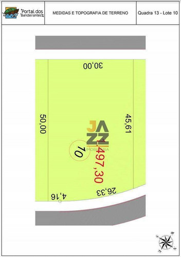 Imagem 3 de 28 de Terreno À Venda, 1462 M² Por R$ 950.683 - Portal Dos Bandeirantes - Ii - Porto Feliz/sp - Te3594