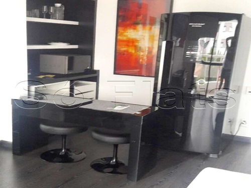 Imagem 8 de 15 de Flat Em Moema Confira ! 1 Dorm 36m² 1 Vaga - Sf33857