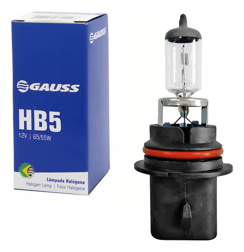 Lâmpada Halógena Amarela Hb5 65/55w 3200k Px29t 12v Gauss