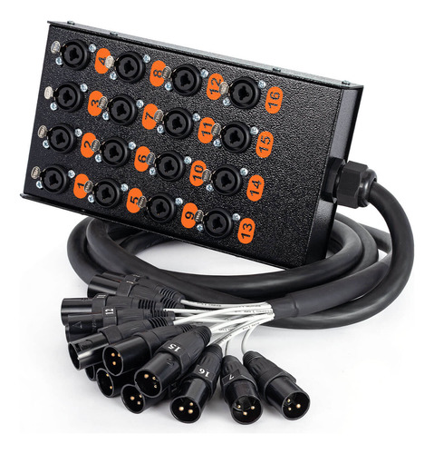 Medusa Com Multi Cabos 16 Vias Conectores Combo - 100 Metros