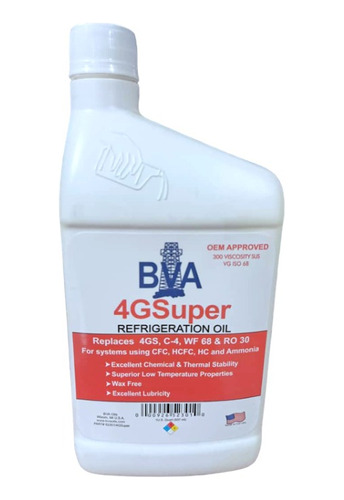 Aceite Mineral Iso 68 De 1lts 4gs Bva