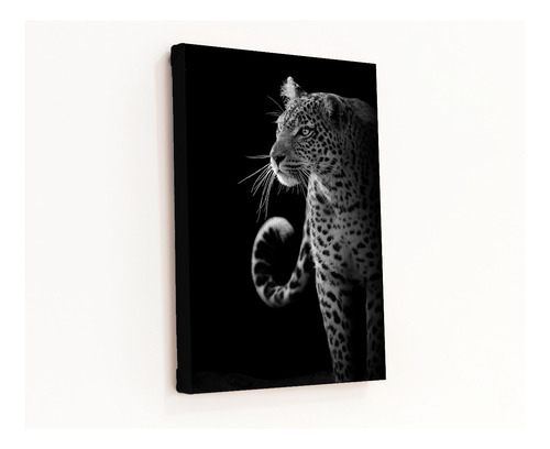 Cuadro Moderno Leopardo Animal Selva Foto Decoracion Diseño