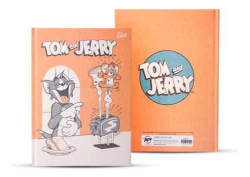 Cuaderno Tom Y Jerry Tapa Dura 48 Hojas Big Pocket