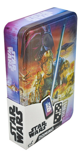 Juego De Mesa Dominó Star Wars, 28 Fichas Novelty