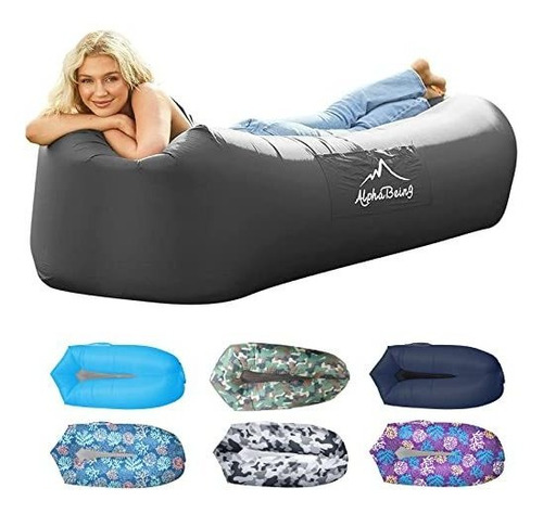 Alphabeing Inflatable Lounger Air Sofa, Portable Qfsgn