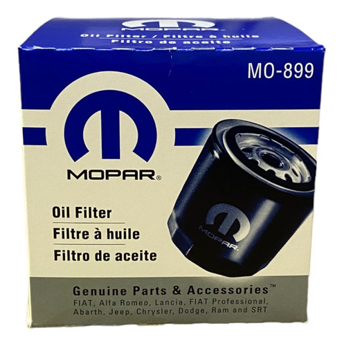 Filtro De Aceite Mopar 899 Original Somos Tienda Fisica