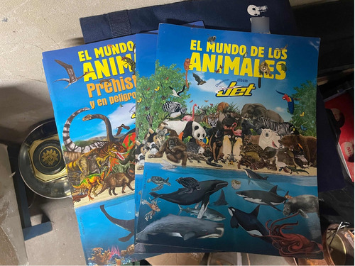 Álbum Jet Mundo De Los Animales Y Prehistórico Vacíos